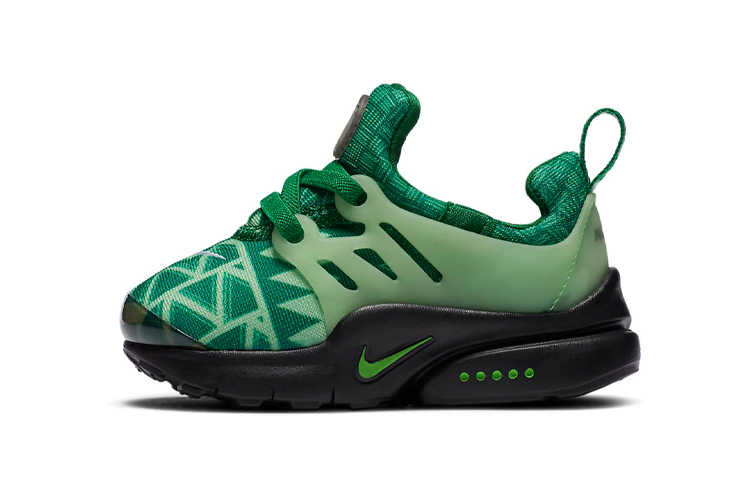 Кроссовки Nike Air Presto (черно-зеленые)