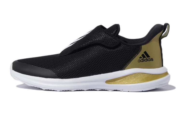 Кроссовки adidas Fortarun (черно-золотые)