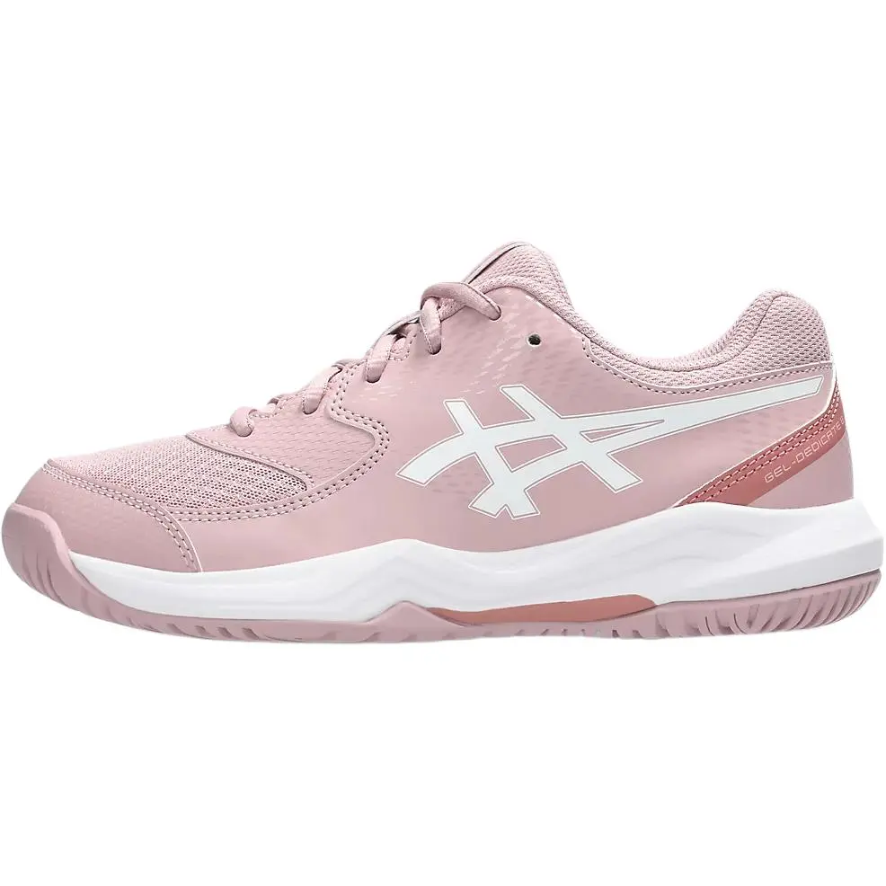 ASICS Gel Dedicate 8 Abrasion Resistant Breathable Support Low top Training Shoes Pink Kids'