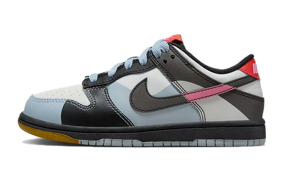 Кеды Nike Nike Dunk (серый / синий / черный)