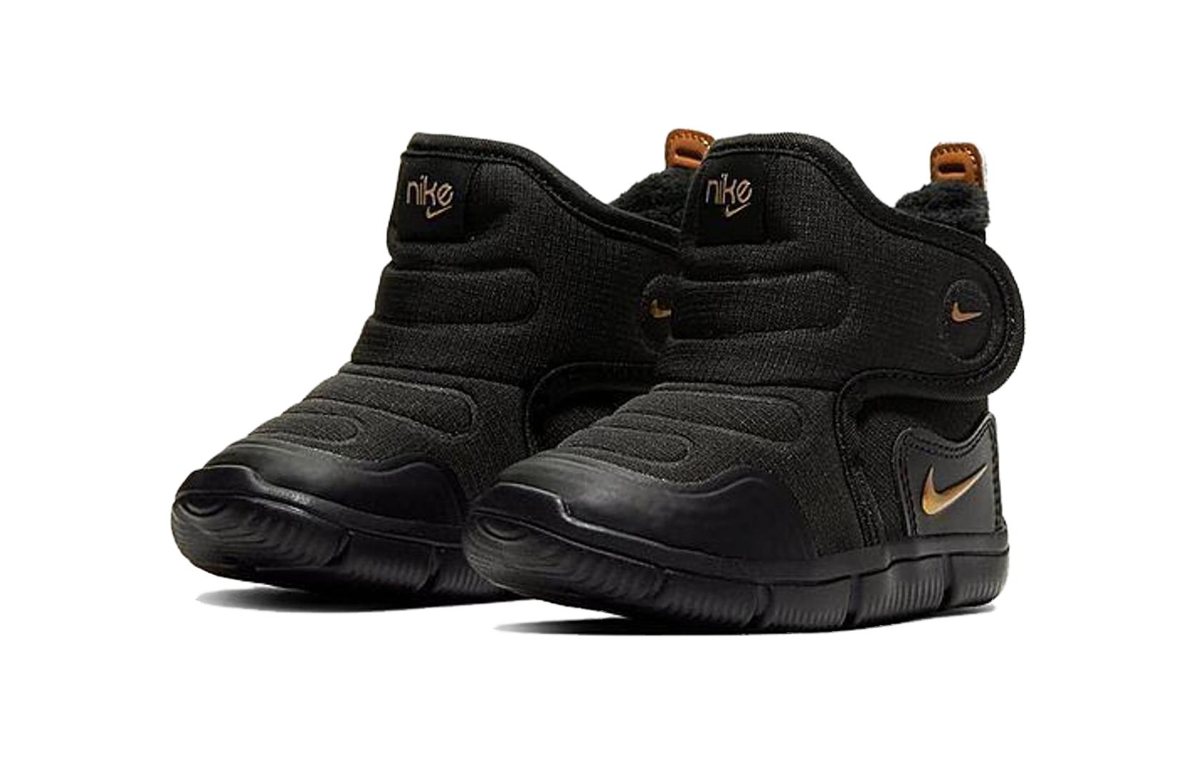 Сапоги Nike Novice Boot TD (черно-золотые) — фото 5