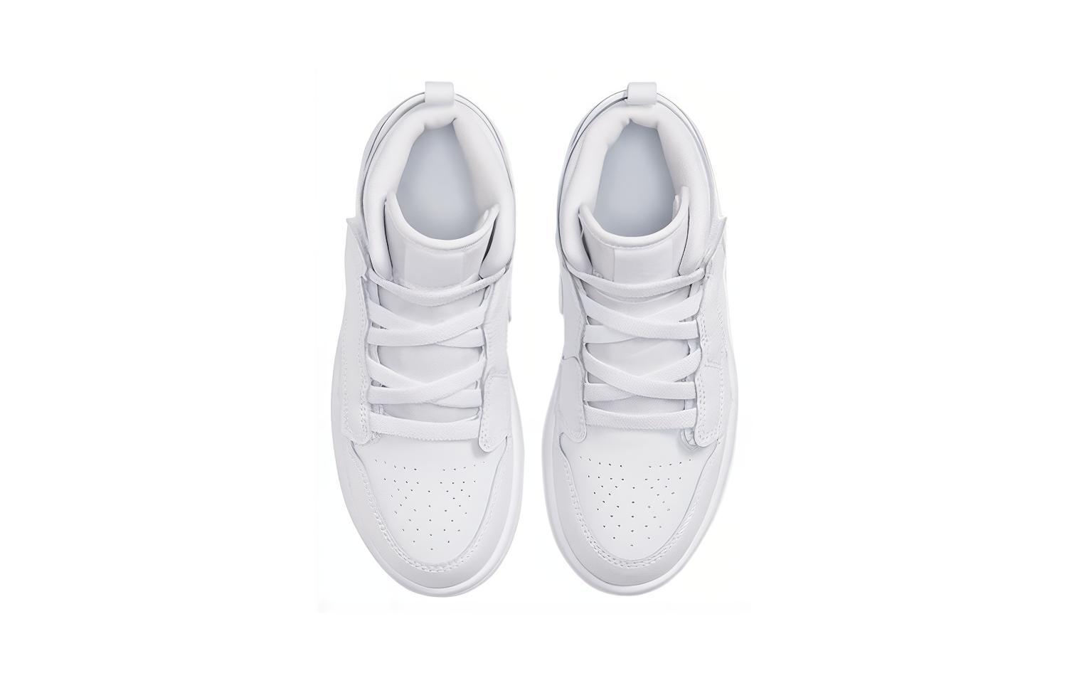 Детские кроссовки Jordan Air Jordan 1 MID ALT (белые) — Белый — фото 5
