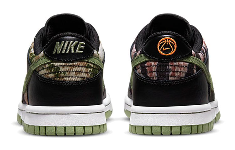 Кеды Nike Dunk SE "Black Multi-Camo" (черно-камуфляжные) — фото 5