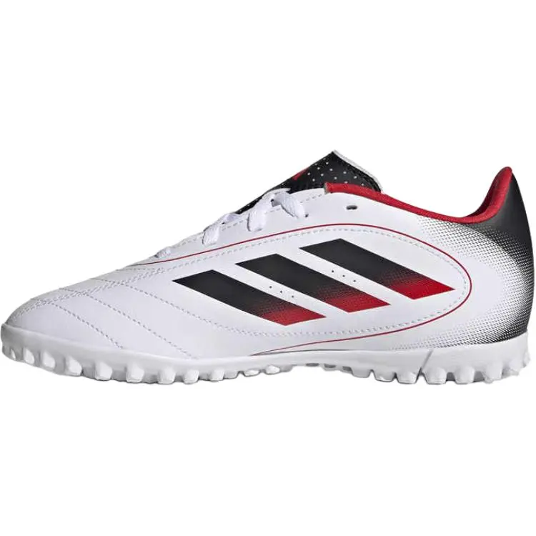 Adidas GOLETTO 9 Abrasion Resistant Low top Soccer Shoes White Black Kids'