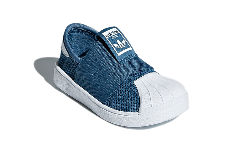 Детская обувь adidas originals Superstar Smr 360 I (сине-белые) — фото 3
