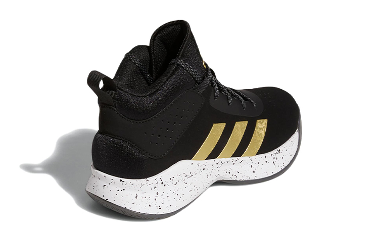 Детские кроссовки adidas Cross Em Up 5 (черно-золотой) — фото 5