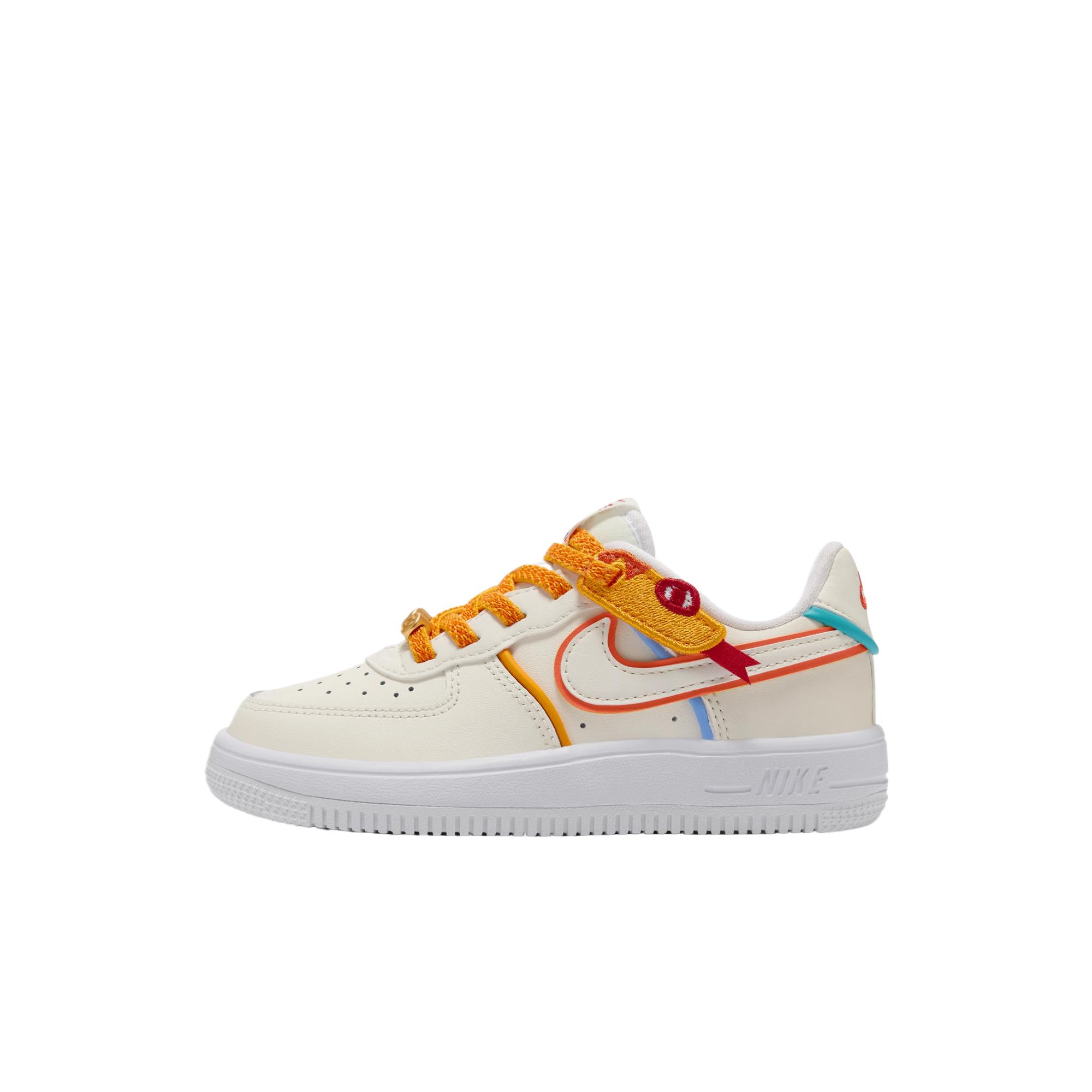 Кеды Nike Force 1 Low LV8 EasyOn (красно-синие)