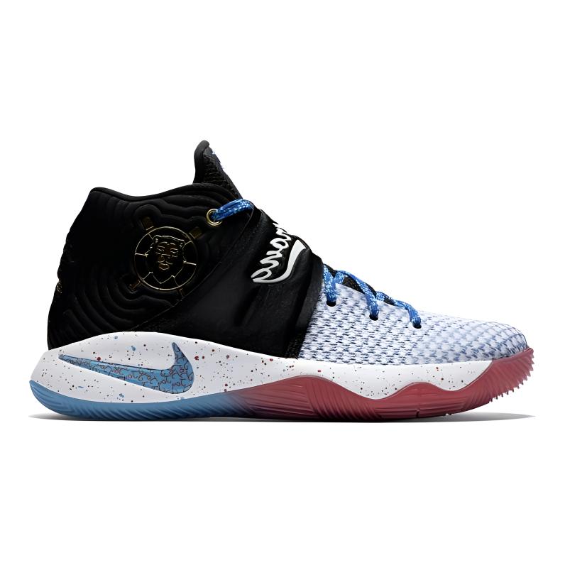 Кроссовки Nike NikeKyrie 2 GS (черно-синие) — фото 2