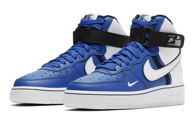 Кроссовки Nike Air Force 1 LV8 2 (бело-синие) — фото 5