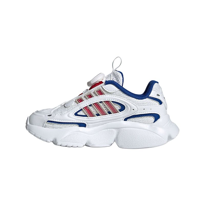 Детские кроссовки adidas originals Ozmillen (бело-серо-красные)