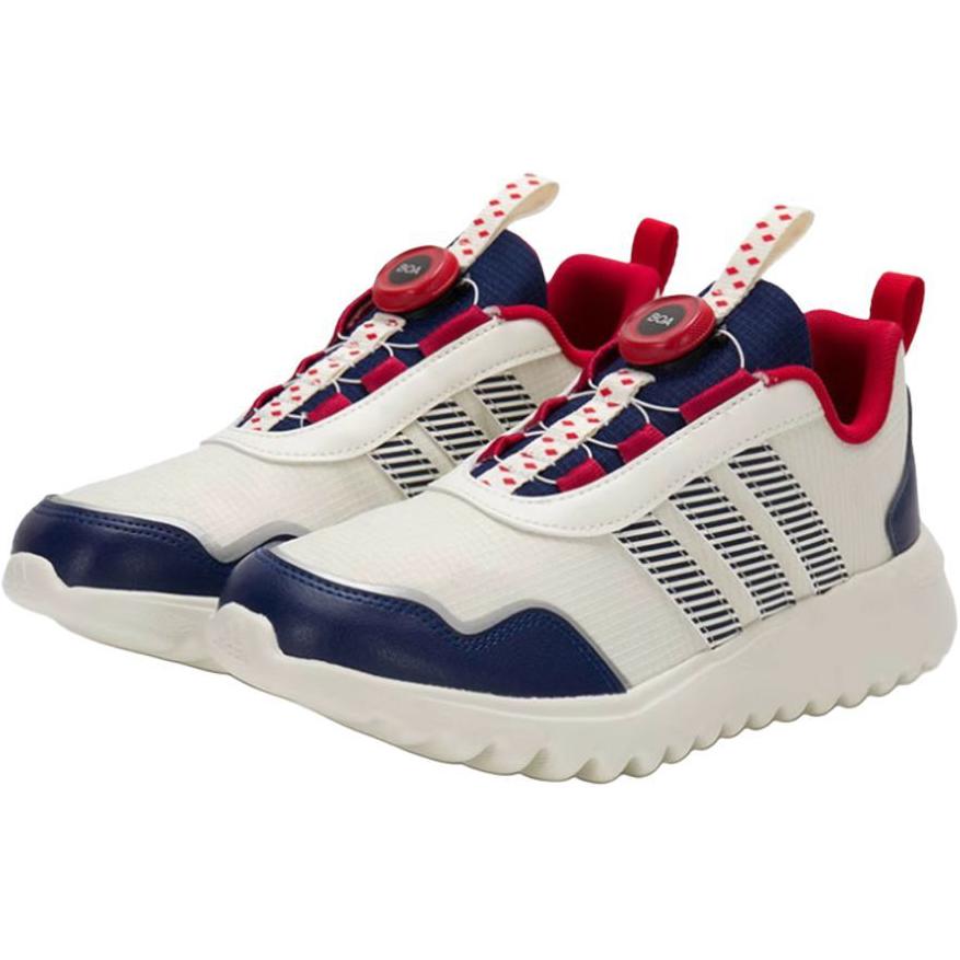 Детские кроссовки adidas Activeflex (бежево-синие) — Бежевыйбелый — фото 4
