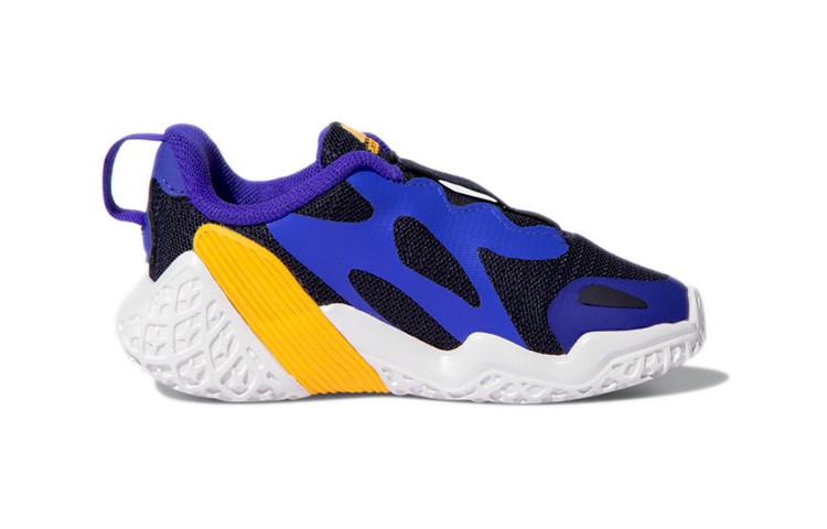 Детская обувь adidas 4Uture (синий) — Синий / оранжевый / белый — фото 3