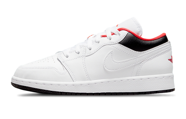 Кроссовки Jordan JordanAir Jordan 1 Low "Chicago Home" GS (белый / черный / красный)