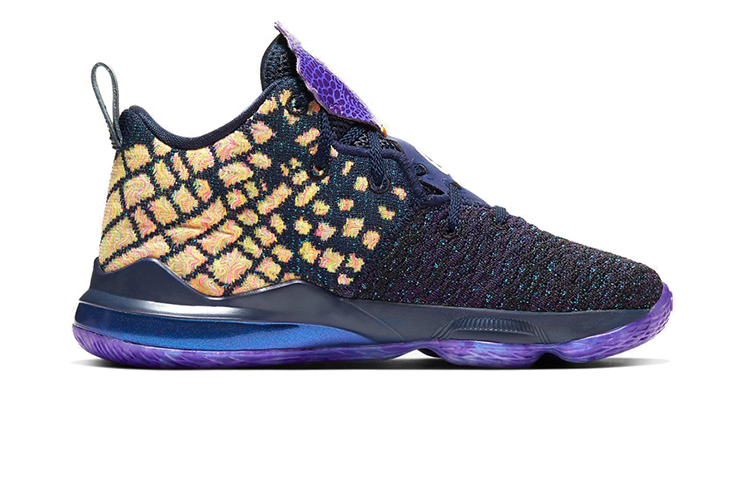 Детские кроссовки Nike Lebron 17 AS (черно-желтый) — Чёрныйжёлтый — фото 4