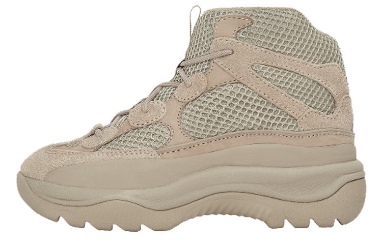 Детские ботинки adidas originals Yeezy DSRT (желто-серый)