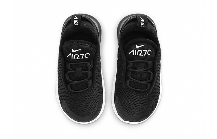 Детские кроссовки Nike Air Max 270 (черно-белые) — фото 5