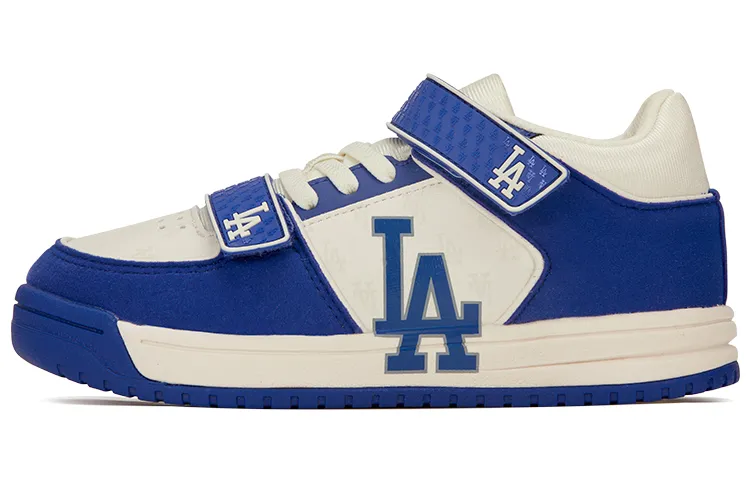 MLB Slip Resistant Abrasion Resistant Slip Resistant Abrasion Resistant Low top Kids' Skateboarding Shoes Navy Blue