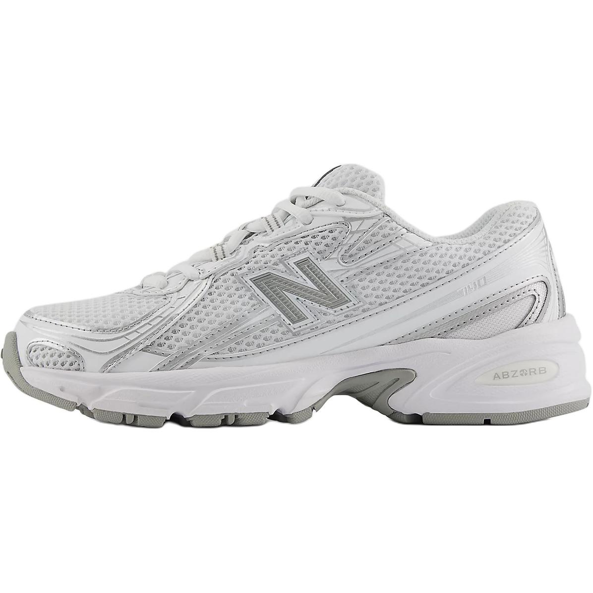 Кроссовки New Balance 740 (бело-серебристые)
