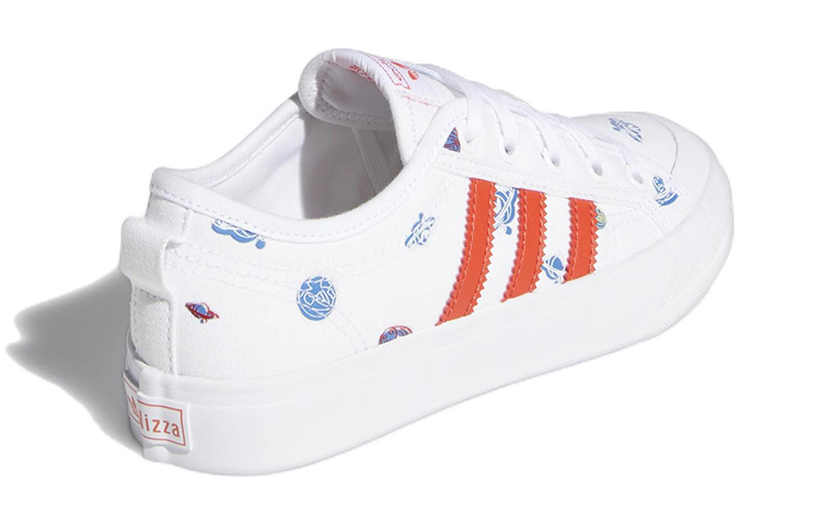 Кеды adidas originals Nizza (бело-оранжевый) — Белый / оранжевый — фото 6