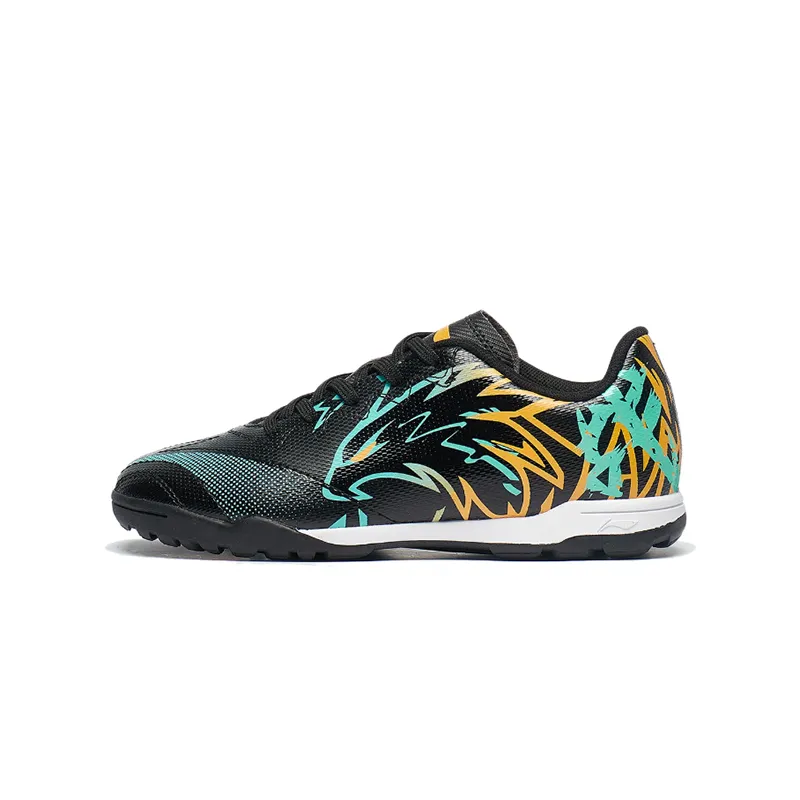 Li Ning YOUNG Kids' Soccer Shoes Black Teenagers