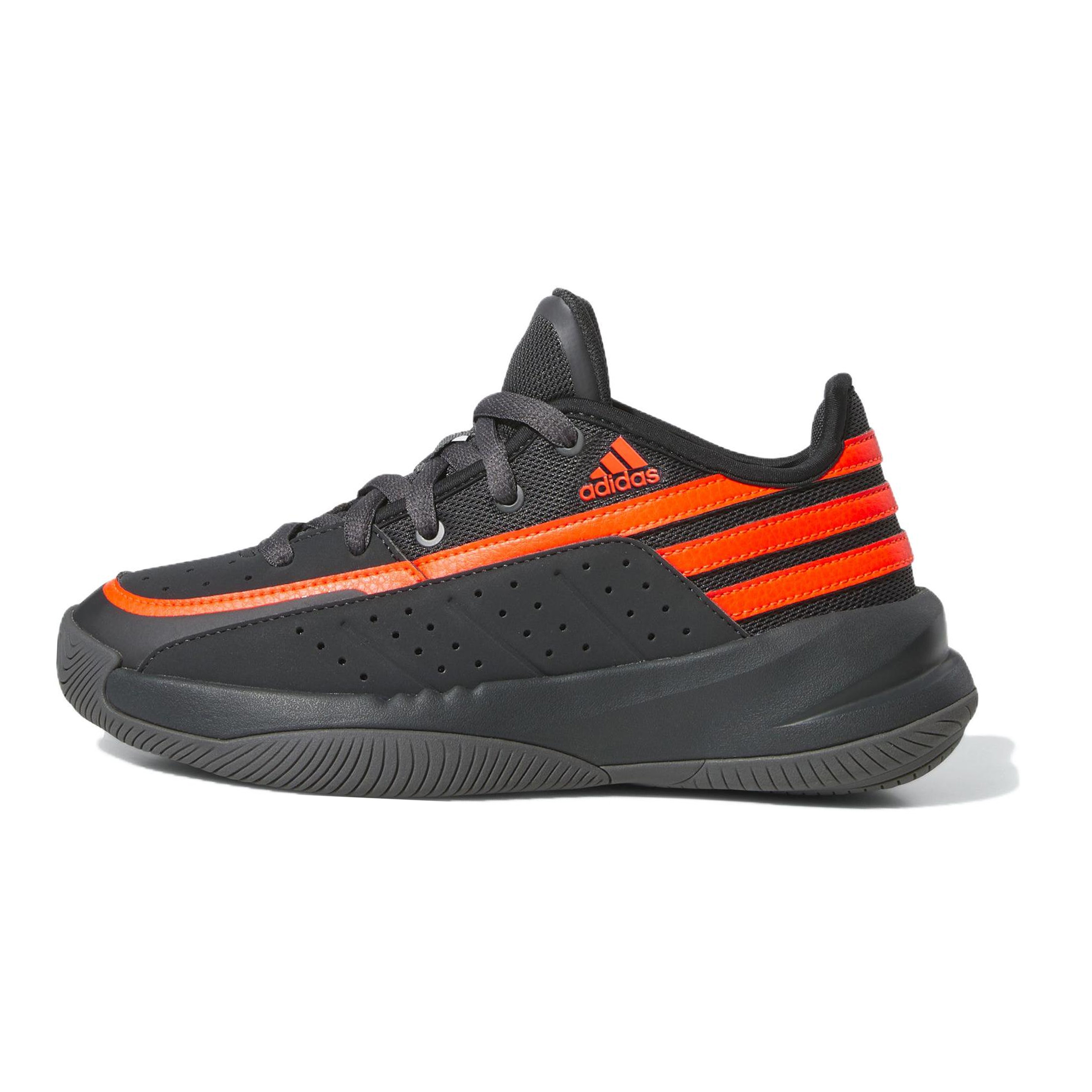 Детские кроссовки adidas Front Court (серо-красные)