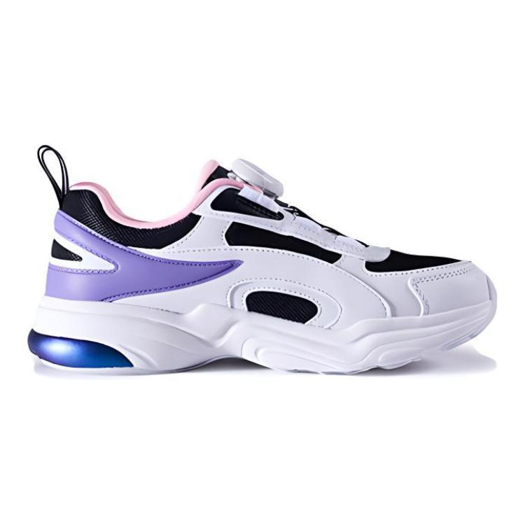 Детские кроссовки FILA KIDS VOLANTE 2 (бело-фиолетовые) — фото 3