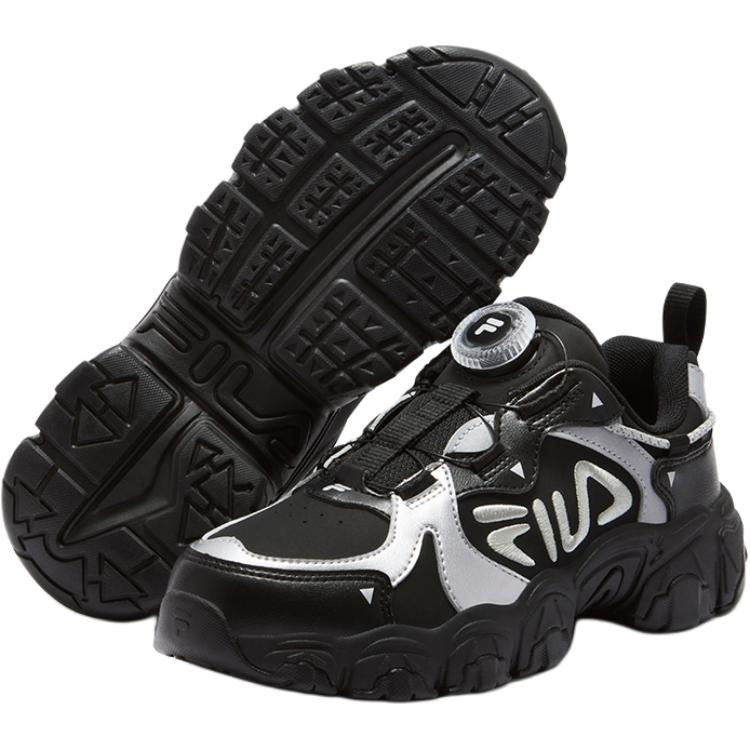 Детские кроссовки Fila KIDS Fluid TD N (черные) — Чёрный — фото 3