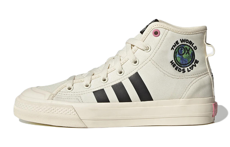 Детские кеды adidas originals Nizza (белый / черный)