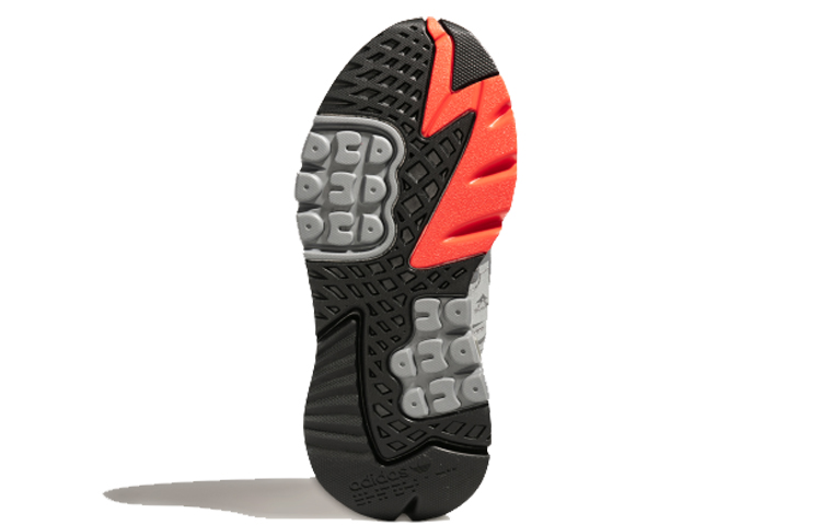 Детские кроссовки adidas originals Nite Jogger J (серо-серебристые) — фото 6