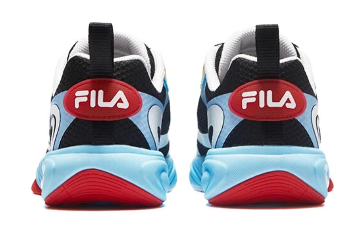 Детские кроссовки Fila KIDS (черно-синие) — фото 4