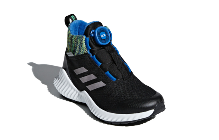 Детские кроссовки adidas Fortatrail (черно-серебристый) — фото 4