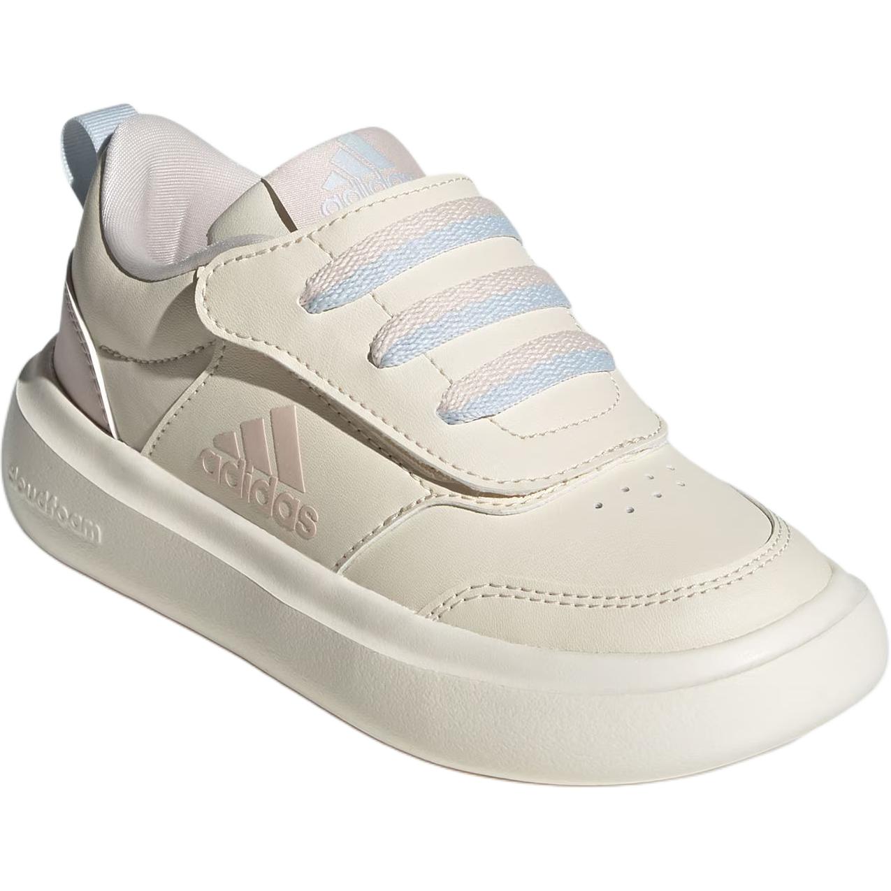 Детские кеды adidas Park St AC (бежево-синие) — Бежевыйсиний — фото 3