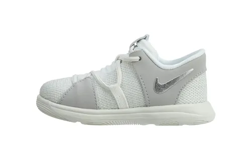 Nike KD 10 Durant basketball, non-slip, shock-absorbing and wear-resistant, low-top toddler shoes, white, infants and young children