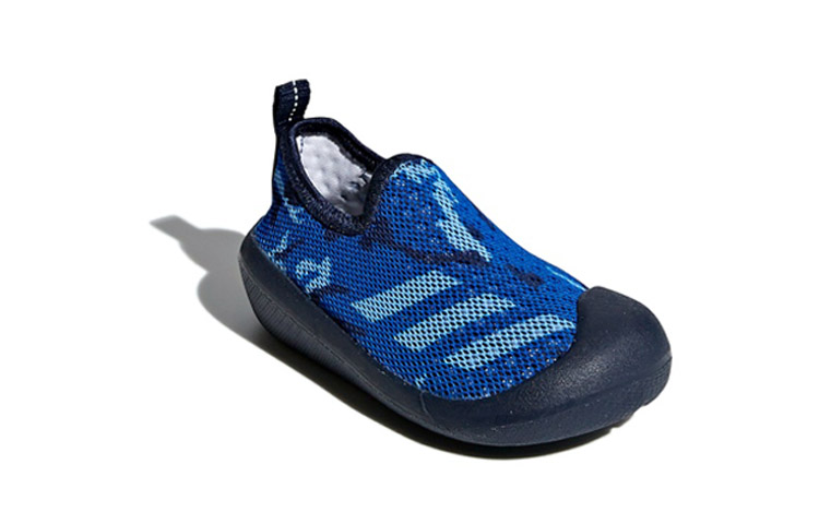 Детские кроссовки adidas (сине-черные) — Синий / чёрный — фото 4