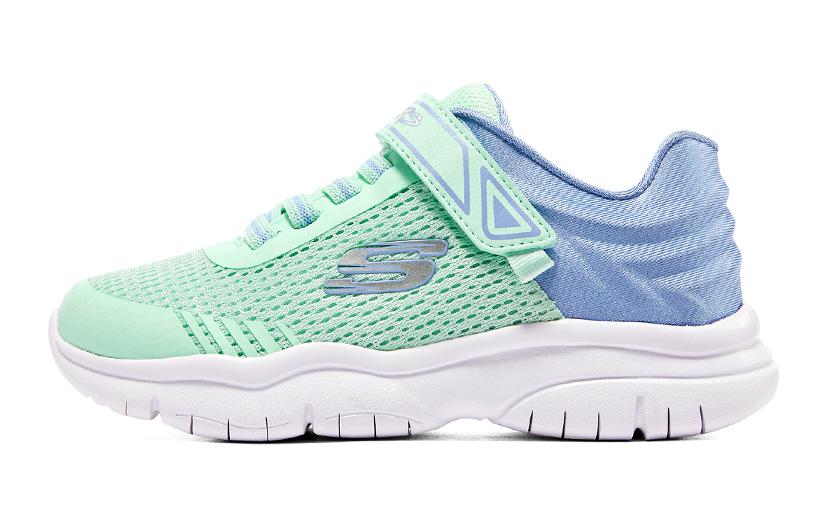 Детские кроссовки Skechers Flex Blast (зелено-синие)