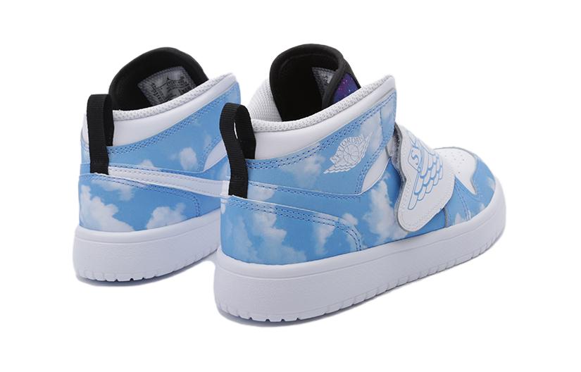 Кеды Jordan Air Jordan 1 Fearless (синие) — фото 4
