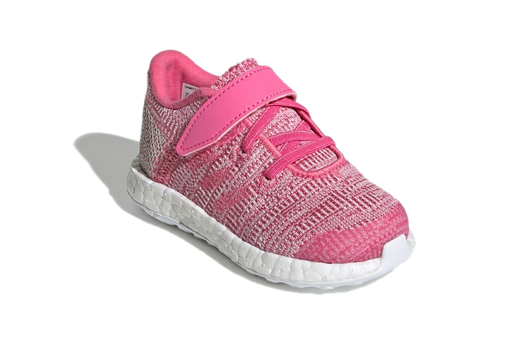 Детские кроссовки adidas Pureboost Go (розовый / белый) — фото 3