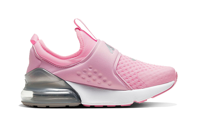 Детские кроссовки Nike Air Max 270 Extreme (розовые) — 粉色/白色/金属银 — фото 4