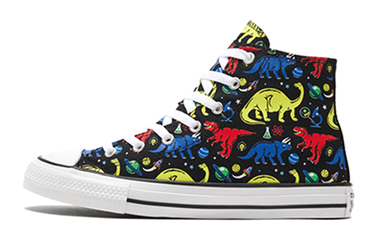 Кеды Converse All Star (черно-разноцветные)
