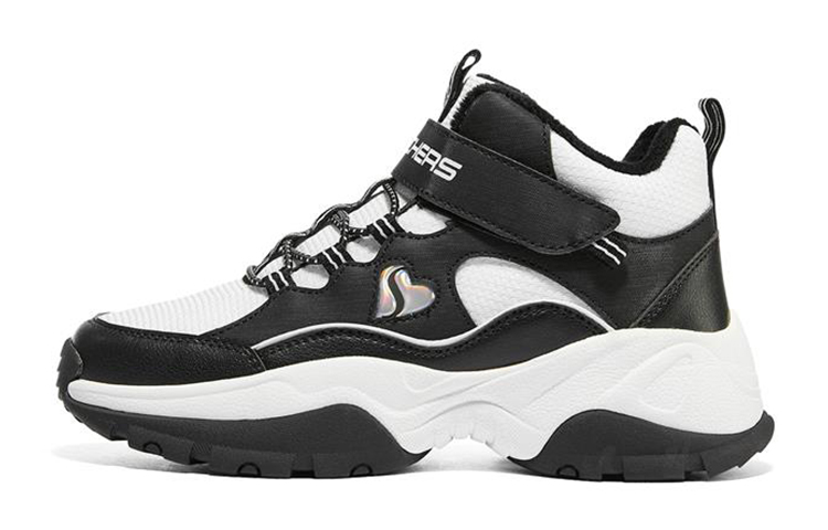 Детские кеды Skechers Kozmiks (черно-белые)