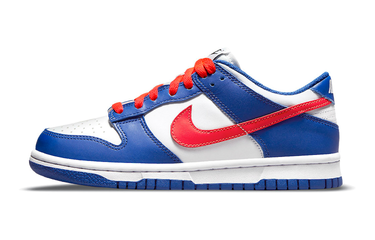 Кеды Nike Dunk GS Doraemon (бело-сине-красные)