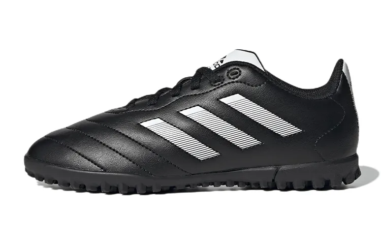 Adidas GOLETTO 8 TF Abrasion Resistant Low top Soccer Shoes Black Kids'