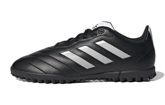 Adidas GOLETTO 8 TF Abrasion Resistant Low top Soccer Shoes Black Kids'