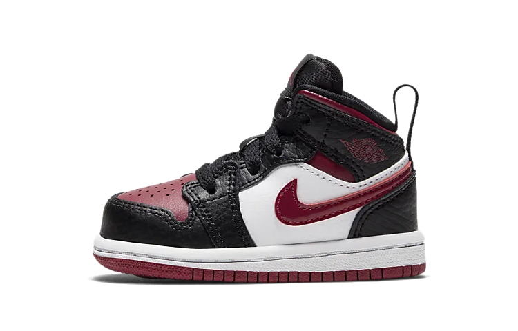 Кроссовки Jordan Air Jordan 1 (черно-красные)