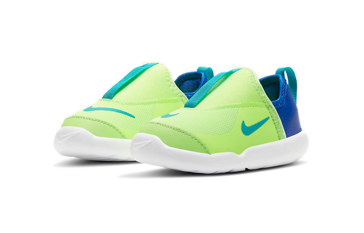 Детские кроссовки Nike Lil' Swoosh (зеленые) — фото 4