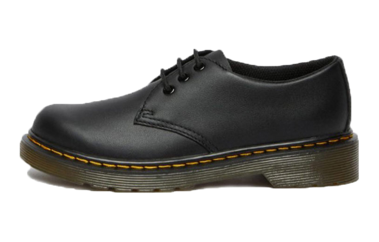 Dr.Martens Martin fashionable and casual wear-resistant and breathable low-cut thick-soled shoes black teenagers