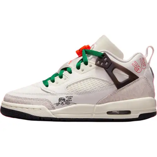 Jordan Spizike Mid top Basketball Shoes White Unisex