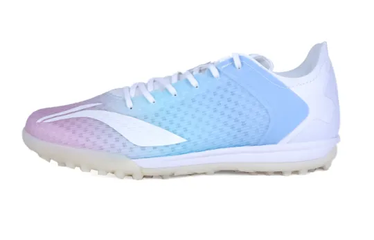 Li Ning Turf Low top Soccer Shoes White Purple Kids'