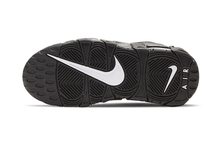 Детские кроссовки Nike Air More Uptempo (черные) — фото 8