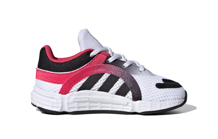 Детские кроссовки adidas originals Sonkei El I (розово-бело-черные) — фото 4